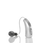 Das Starkey Halo2 als Ex-Hörer-Hörgerät in der Farbe Weiß