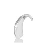 Das Starkey Muse als Mini-HdO-Hörgerät in der Farbe White